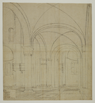 216799 Interieur van de Mariakerk te Utrecht: de zuidelijke zijbeuk uit het westen.